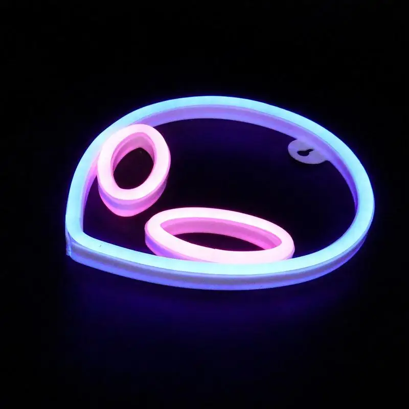 

1Pc Neon Shape Light Night Neon Lamp Chic LED Light Creative LED Light for Decor Festival Home