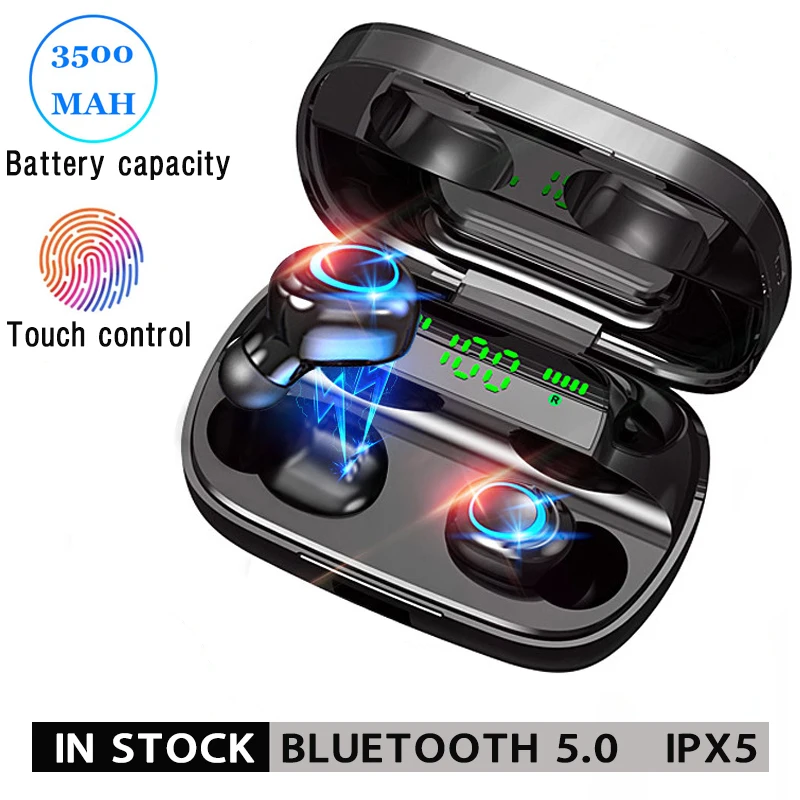 TWS наушники Bluetooth 5 0 Спортивные Беспроводные игровые гарнитуры водонепроницаемые