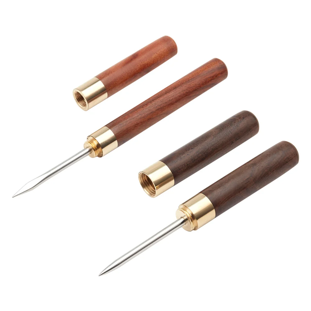 2 шт деревянная ручка нож для чая и игла пуэр чайный аксессуар питья (случайный