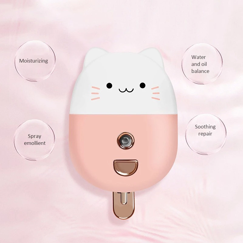 Увлажняющее устройство с нанораспылением 40 мл ручной портативный зарядный