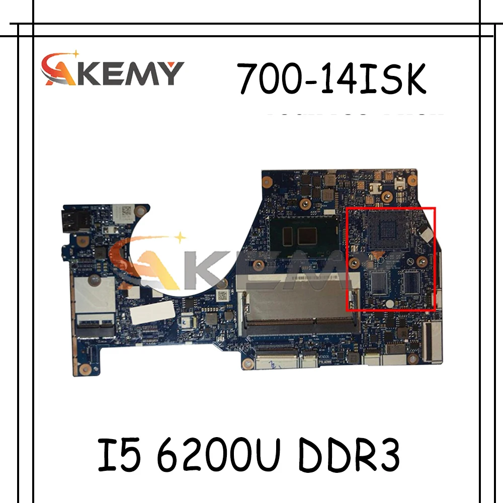 

Akemy BYG43 NM-A601 прозрачная защита для экрана для Lenovo YOGA 700-14ISK YOGA700-14ISK Материнская плата ноутбука процессор I5 6200U DDR3 100% тесты работы