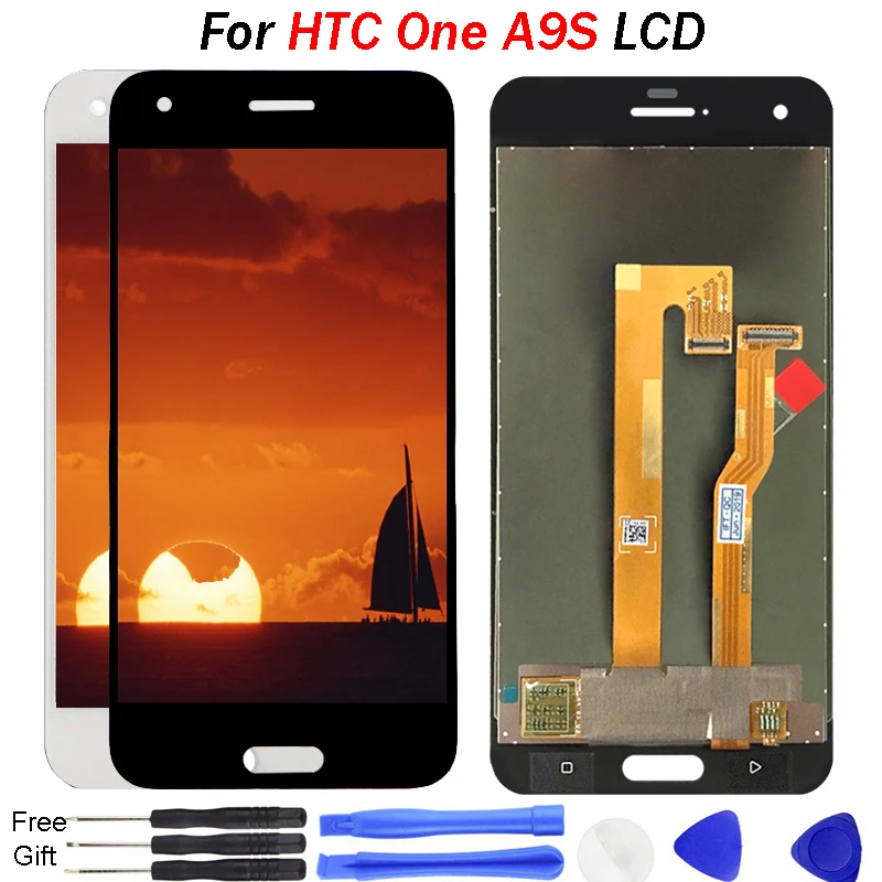 Для HTC One A9S ЖК дисплей кодирующий преобразователь сенсорного экрана в сборе 1280x720