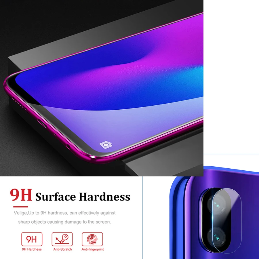 Защитное стекло 2 в 1 для xiaomi redmi note 7 xiomi ksiomi xiaomei readmi note7 не Защитная пленка экрана с