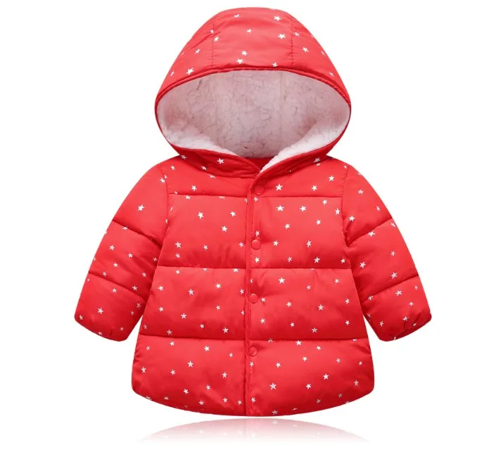 Новая осенне-зимняя шерстяная куртка с капюшоном для маленьких девочек пальто