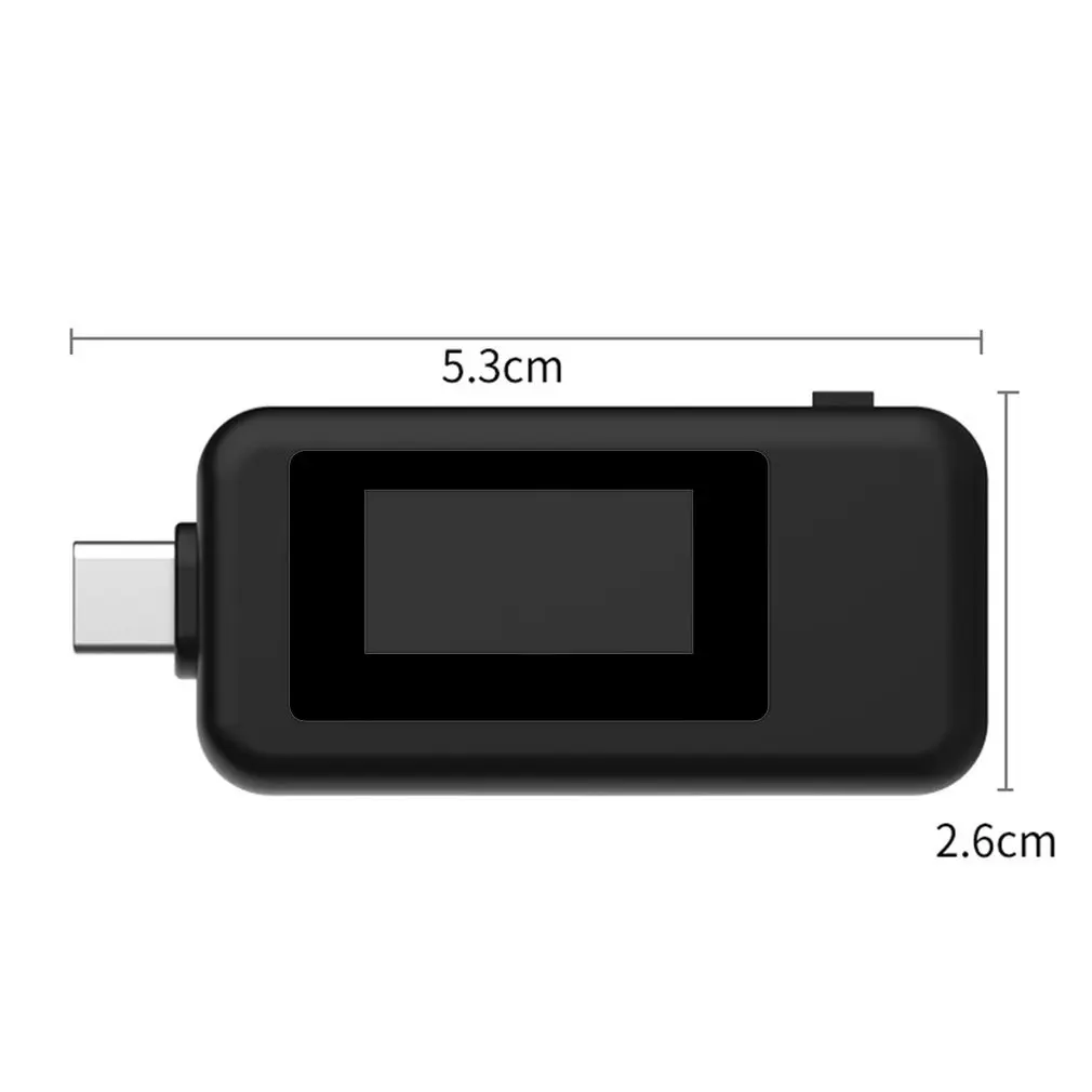 USB вольтметр тестер Тип c Многофункциональный двойной монитор безопасности