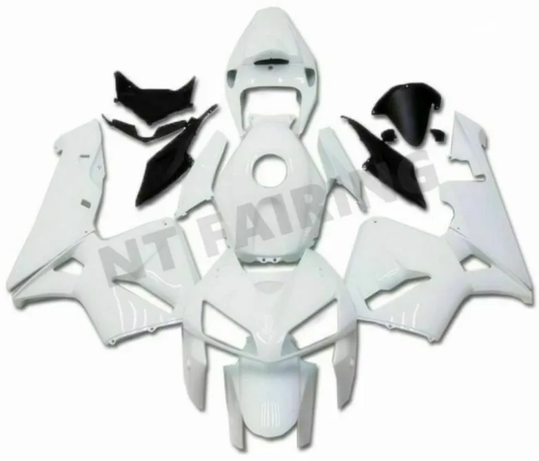 

Injection Mold New ABS Motorcycle whole Fairings Kit Fit for CBR600RR F5 2005 2006 05 06 Bodywork set All white glossy