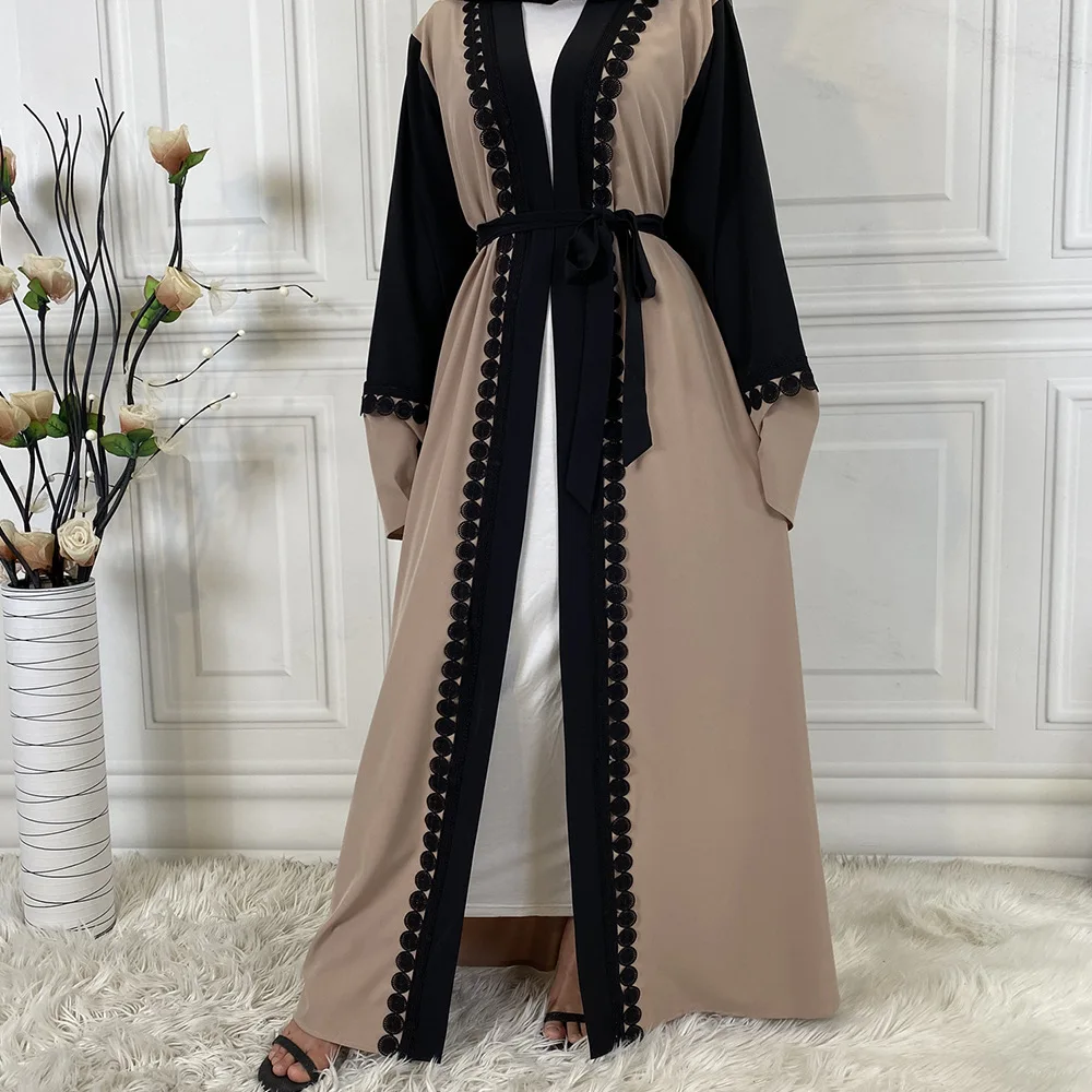 Abayas длинное женское платье-макси в мусульманском стиле для Ближнего Востока, женское исламское арабское турецкое дубайское кафтан, Рамадан...
