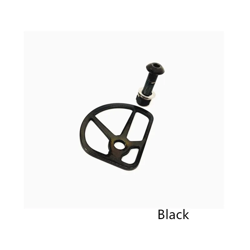 Bike Titanium Alloy CNC Fork Brake Lline E Baffle + Screw Prevent Friction For MTB Brompton Foldable Bicycle Parts | Спорт и