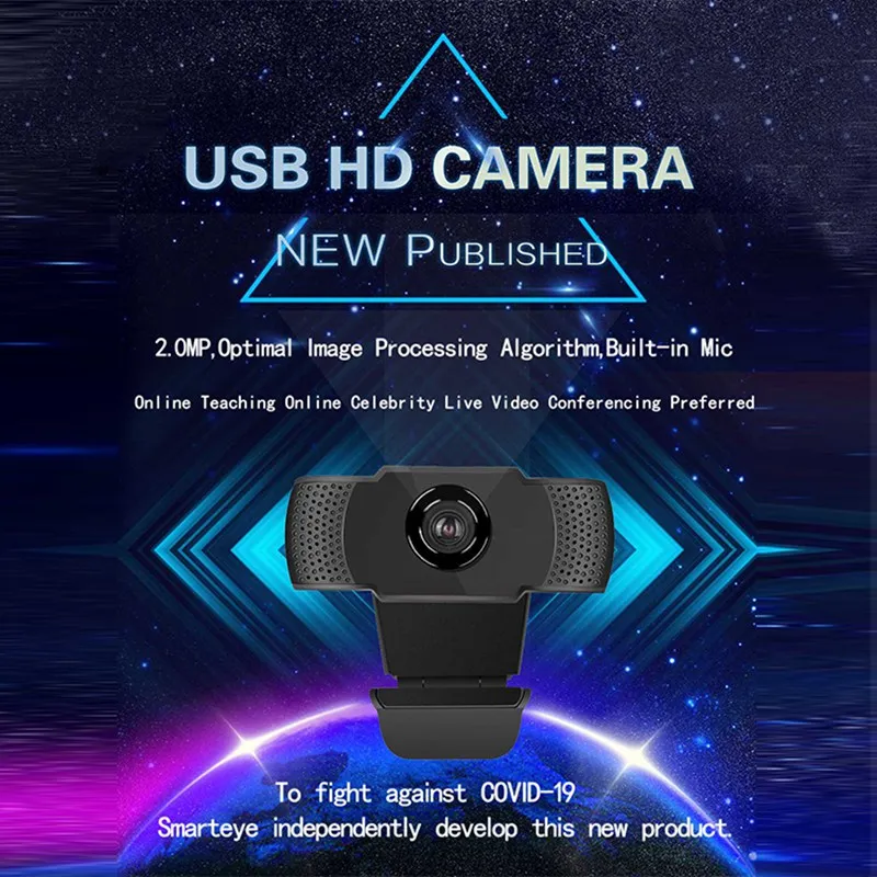 

F38 1080P Focus USB Camera With Microphone USB 2.0 Webcam Logitech C920 C270 Aoni A30 C33 HD Web Camera Cam HD Mic Video