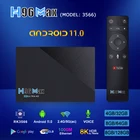 Приставка Смарт-ТВ H96 Max RK3566, Android 11, 2,45,8 ГГц, Wi-Fi, H96max, 8K, ТВ-приставка, Android 11,0, Google Voice, 4G, 34G, медиаплеер