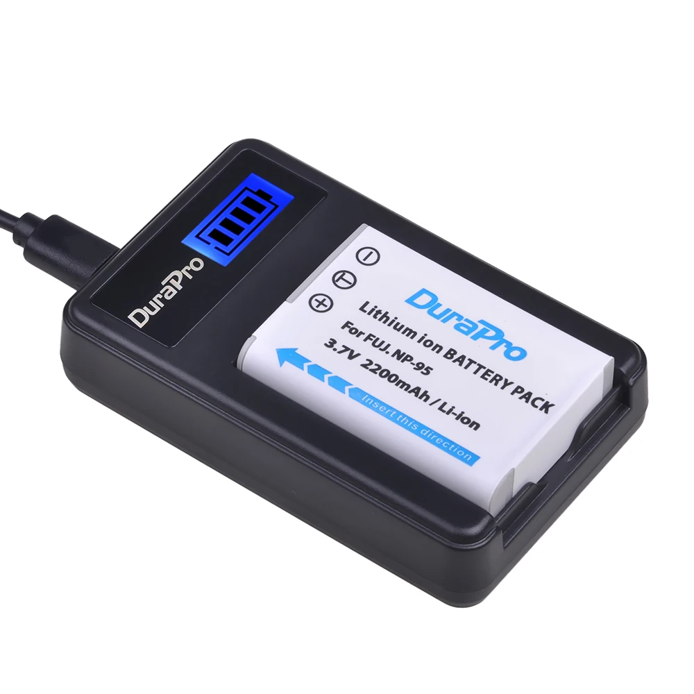 

2200mAh NP-95 NP95 np 95 batteries +USB Dual Charger for Fujifilm FinePix F30 F31fd Real 3D W1 X-S1 X100 X100s RICOH GXR