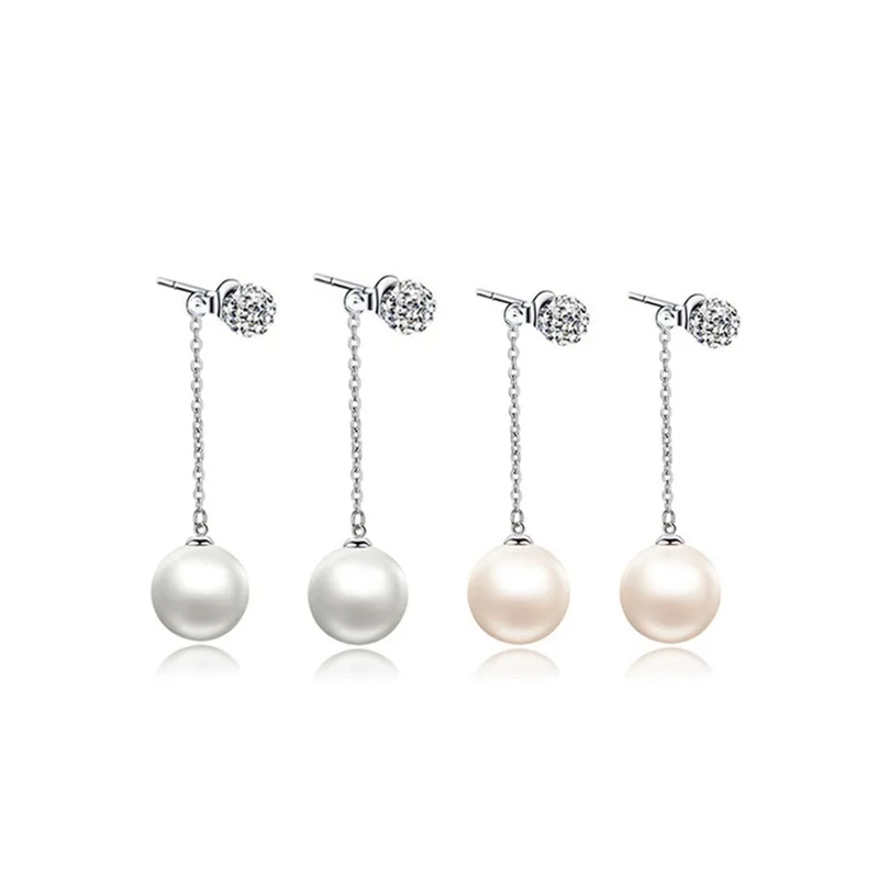 

Korean style fashion earrings tassel long earrings pearl earrings