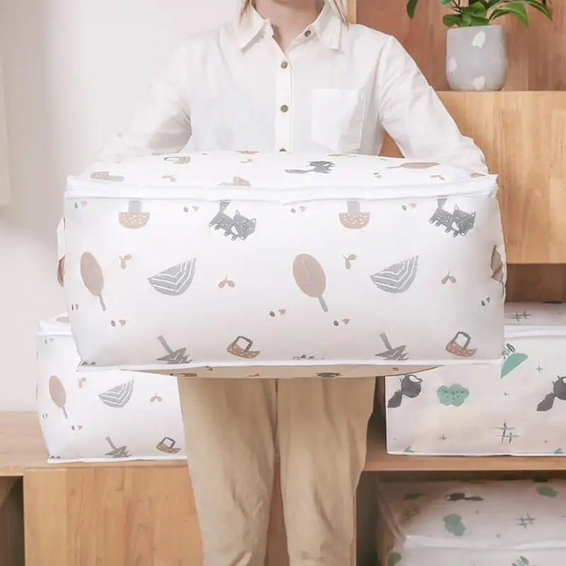 Складная сумка для хранения одежды одеяло органайзер стразов влагостойкий