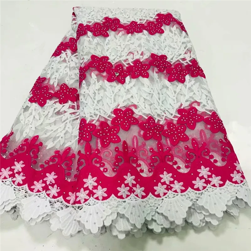 

2020 Latest French Nigerian Laces Fabrics High Quality lace Tulle African Laces Fabric For Wedding Lace Fabric 2L17-95