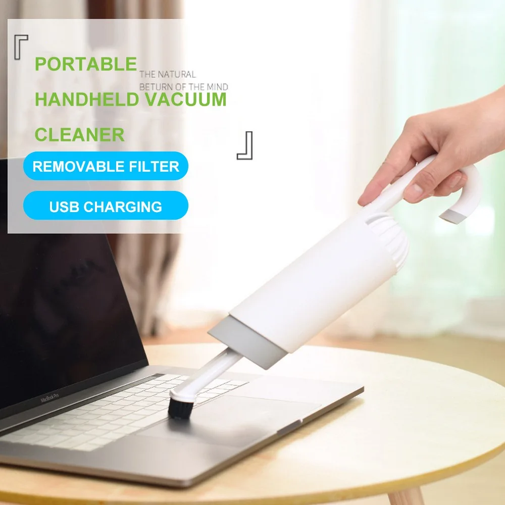 Ультратихий мини пылесос портативный пылесборник домашний ручной аспиратор для