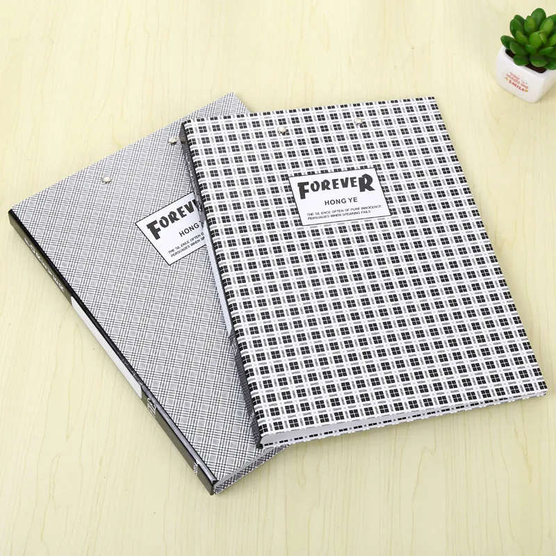 Офисная папка А4 с зажимом органайзер для документов твердым покрытием модный