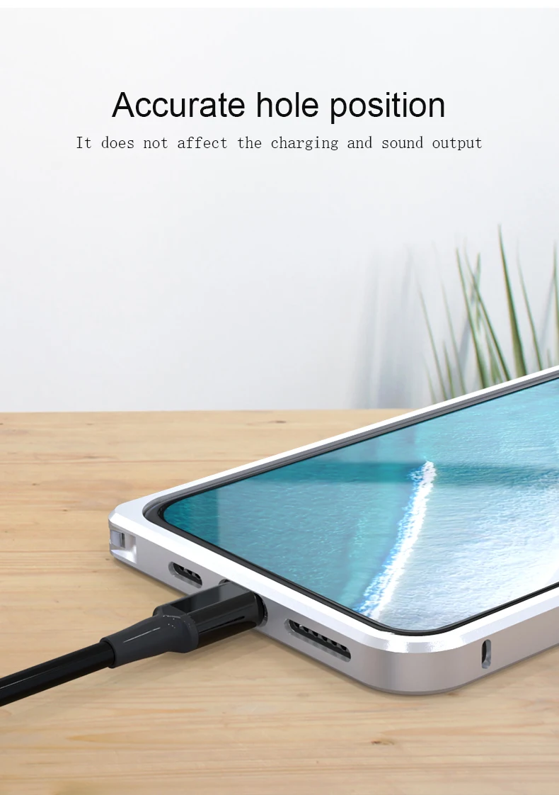 

For iPhone 12 /12 Pro/12 Pro Max /12 Mini Aluminum metal bumper Frame Slim Cover phone case for iphone 11 Pro Max Metal Frame