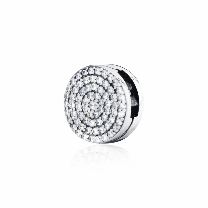 2019 настоящий 925 пробы Серебряный винтажный Блестящий очаровательный браслет из