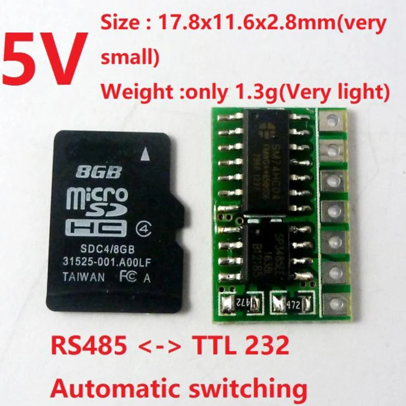 DC 3 V 5V UART Serial To RS485 SP3485 конвертер трансивер Module датчик температуры и влажности