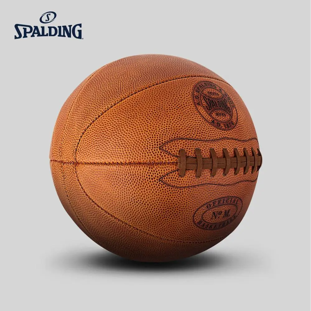 SPALDING 125 юбилей баскетбольная кожа Размер 7# мяч памяти Global limited edition 76-512Z