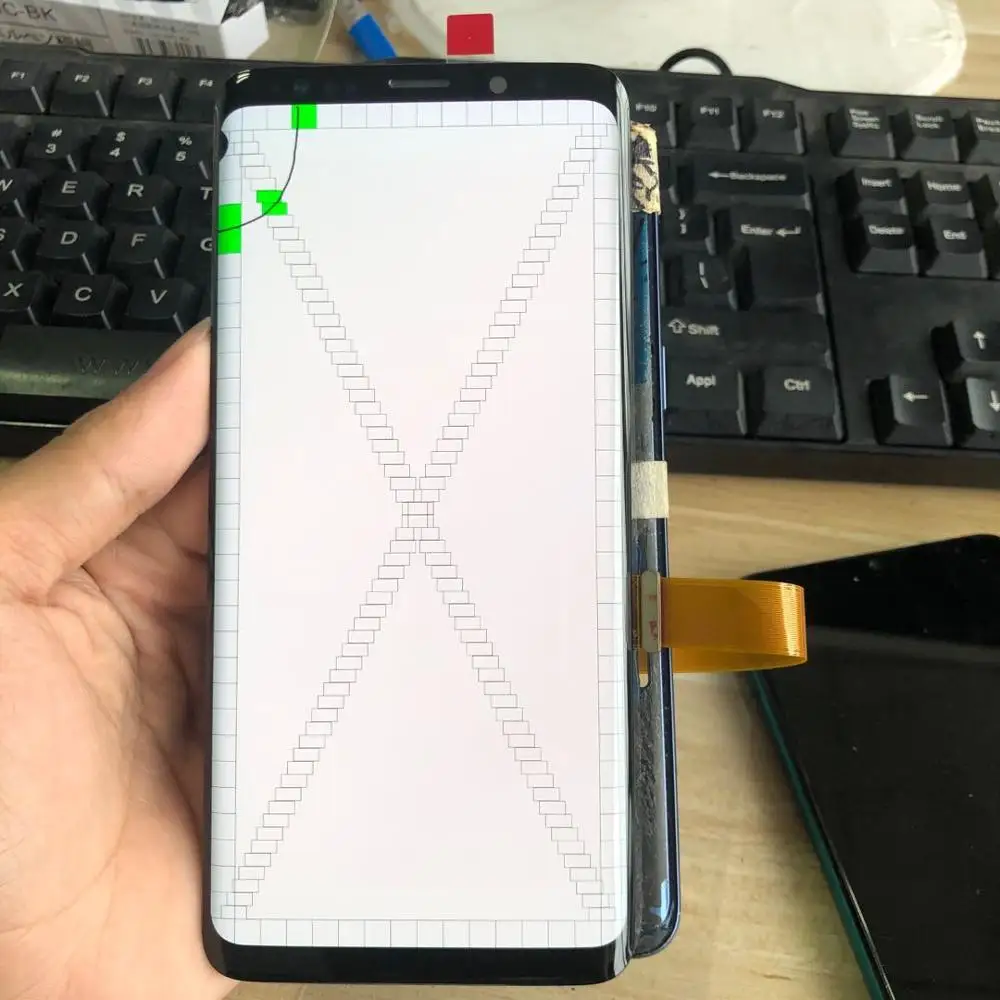 6 2 &quotоригинальный S9 + ЖК-дисплей для Samsung galaxy Plus G965 S9Plus G965F с точечным ЖК-дисплеем и