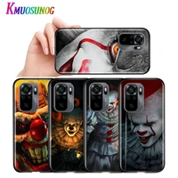 pennywise clown shockproof cover for xiaomi redmi k40 k30i k30t k30s k30 k20 10x ultra pro black soft phone case