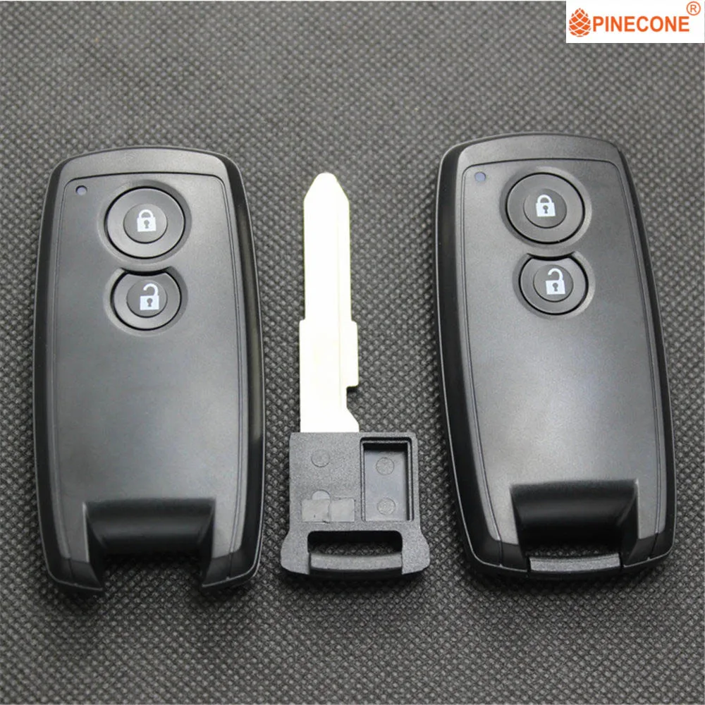 PINECONE для ключа Fob чехол SUZUKI SX4 XL7 GRAND VITARA SWIFT 2 пуговицы автомобиля необработанное