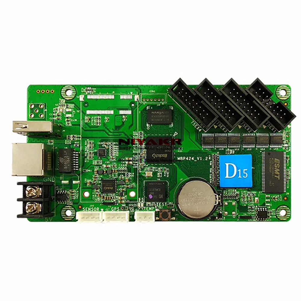 Huidu HD-D15 D16 Full Color Video Asynchronous Controller Support 640x64 Pixels For Small Display