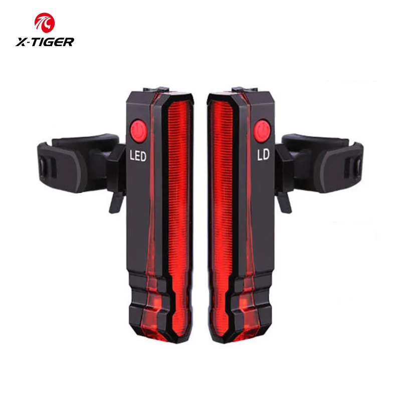 Фонарь задний велосипедный лазерный IPX5 Предупреждение кой от USB|Велосипедная