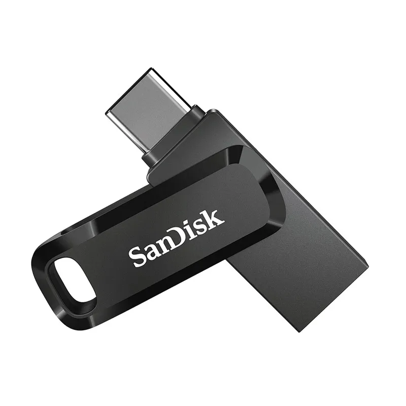 USB-флешка Sandisk Original USB Pendrive 128 ГБ USB 3.1 Type-C 64 ГБ Dual OTG 3.1 USB-флеш-накопитель 32 ГБ с флеш-накопителем USB-накопитель типа C - Цвет: Черный