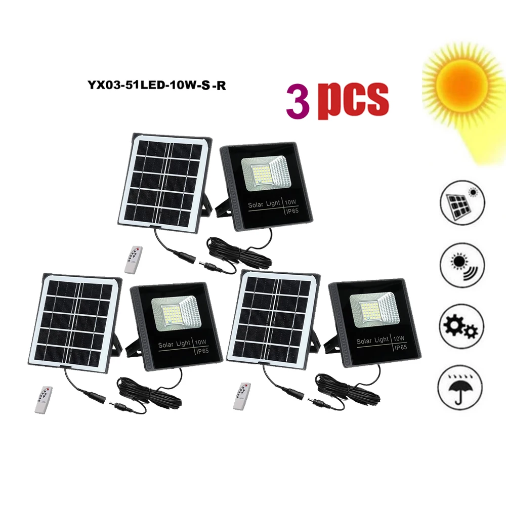 

3 шт., настенные светильники на солнечной батарее