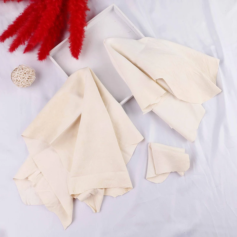 1 шт. салфетка из натуральной замши для мытья автомобиля 15 х15 см|Губки тряпки и