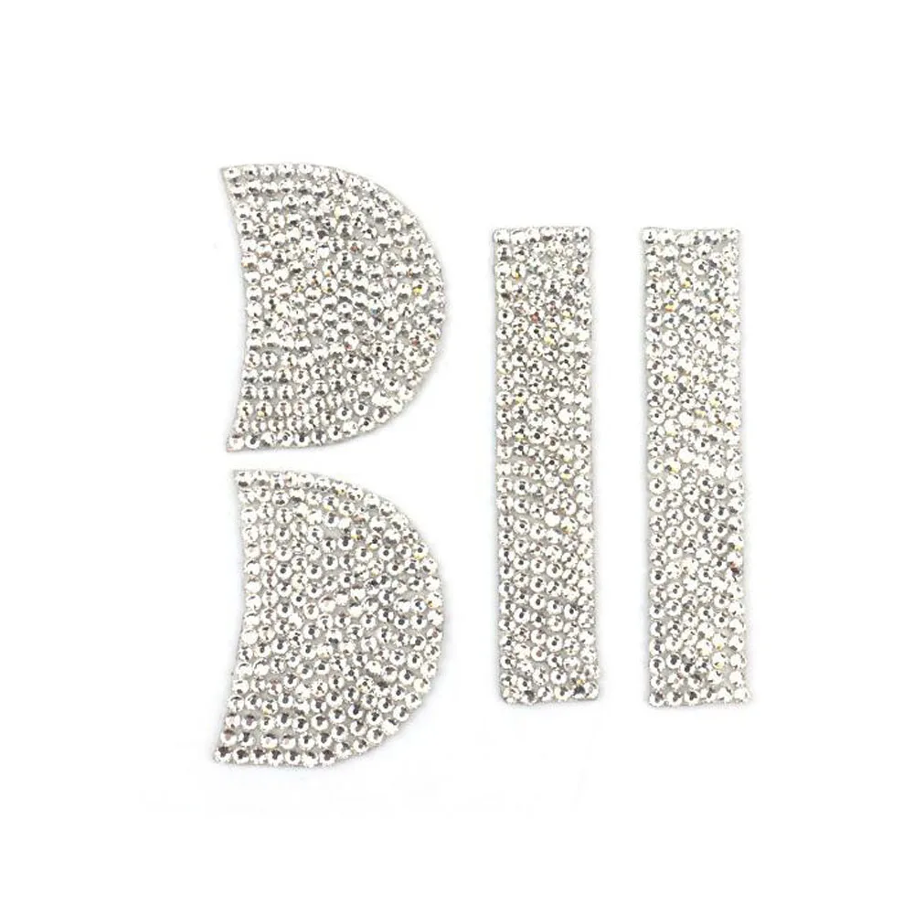 Стайлинг автомобиля наклейки на ручку интерьера дверной ручки хрустальное