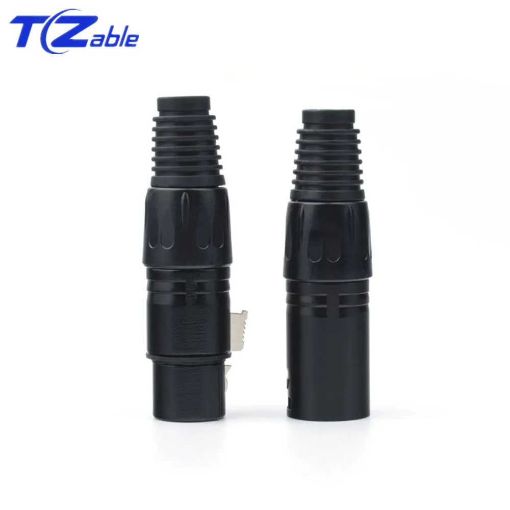 2 шт. XLR разъем 3 Pin Мужской Женский аудио разъем XLR адаптер для микрофона аудио разъемы динамик штекер Hifi кабель штекеры XLR