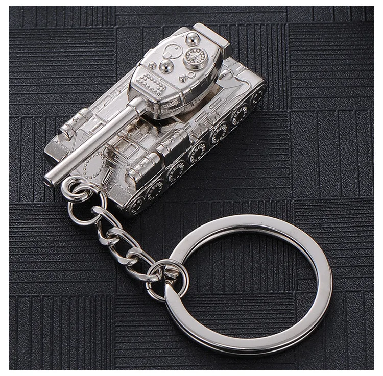 Бесплатная доставка FEDEX 50 шт./лот Новые Металлические Мини 3D брелки в виде бака из