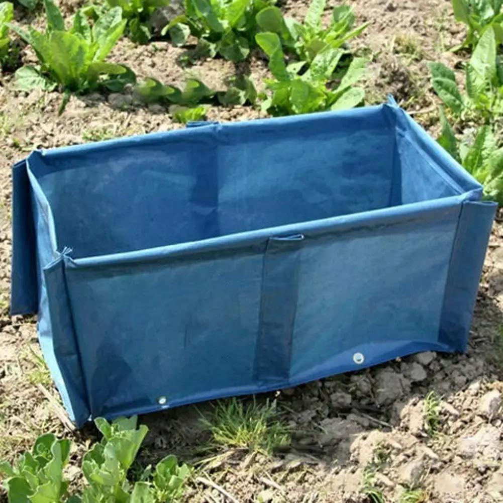 

Widely Use Rectangular Pull Resistant Rectangular Blue Planting Bag for Vegetable