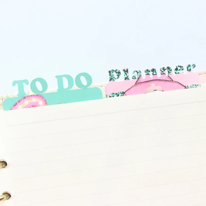 Индексный разделитель Domikee ручной работы милый органайзер для дневника офиса