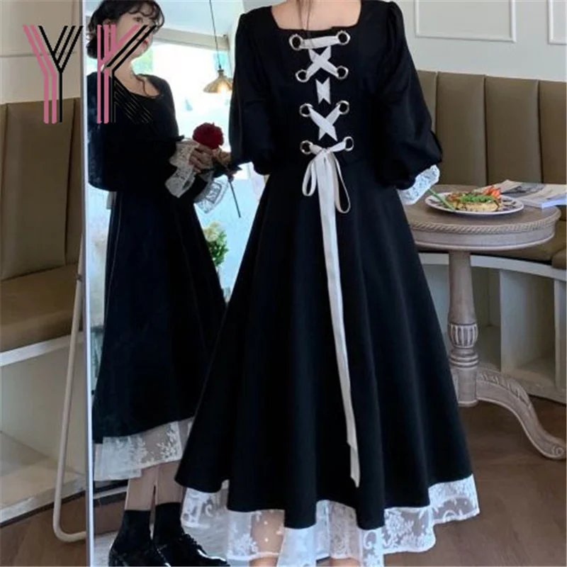 

Квадратный вырез ботильоны с поперечной шнуровкой, кружева шить платье с расклешенными рукавами; Милые весенние носки на каждый день в винт...