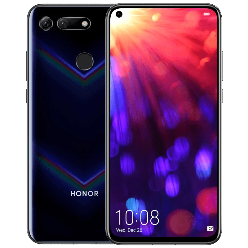 Honor v20 honor View 20 Link Turbo Смартфон honor V20 Android 9 Поддержка NFC Быстрая зарядка мобильного телефона