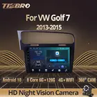 Автомагнитола TIEBRO 2 Din Android 10,0 для VW Golf 7 мультимедиа 2013-2015 автомобильный видеоплеер Carplay GPS Navig ation NO 2 Din DVD