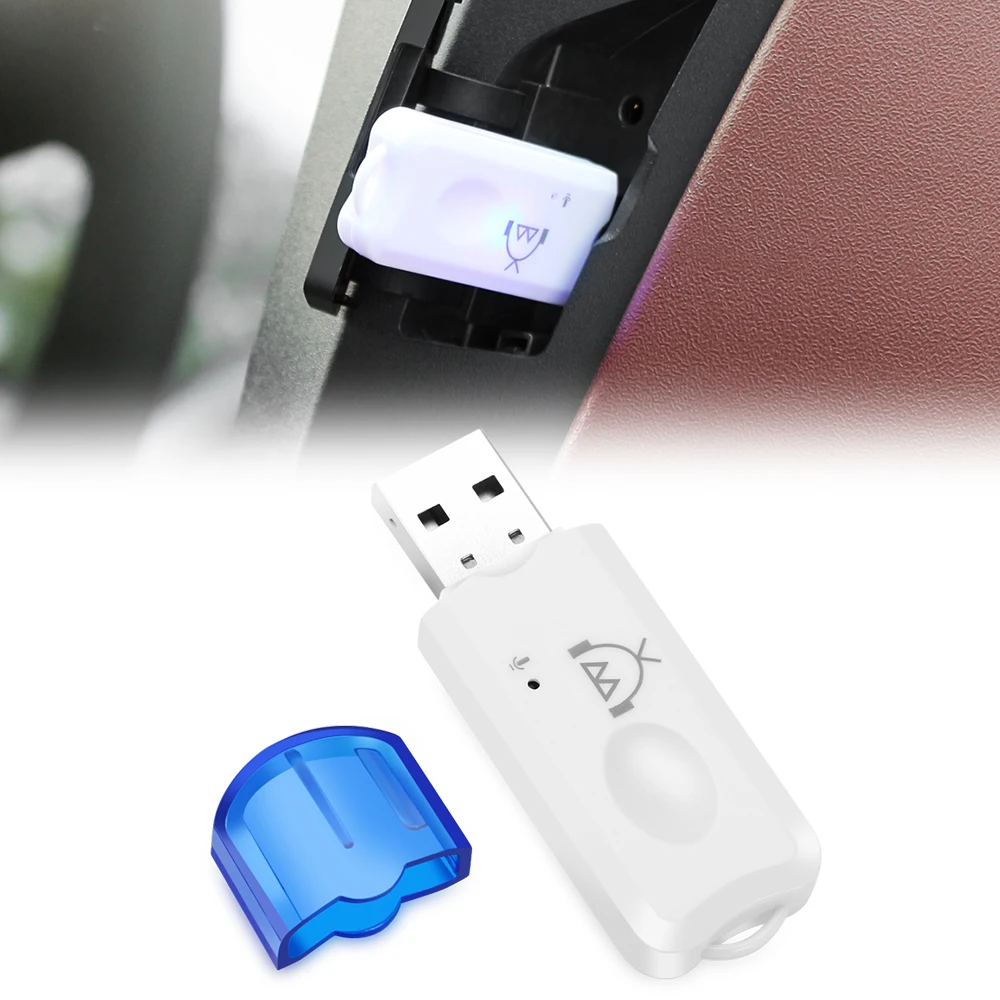 Беспроводной Аудиоприемник USB Bluetooth AUX для Renault duster megane 2 logan renault clio Koleos Scenic Captur Latitude