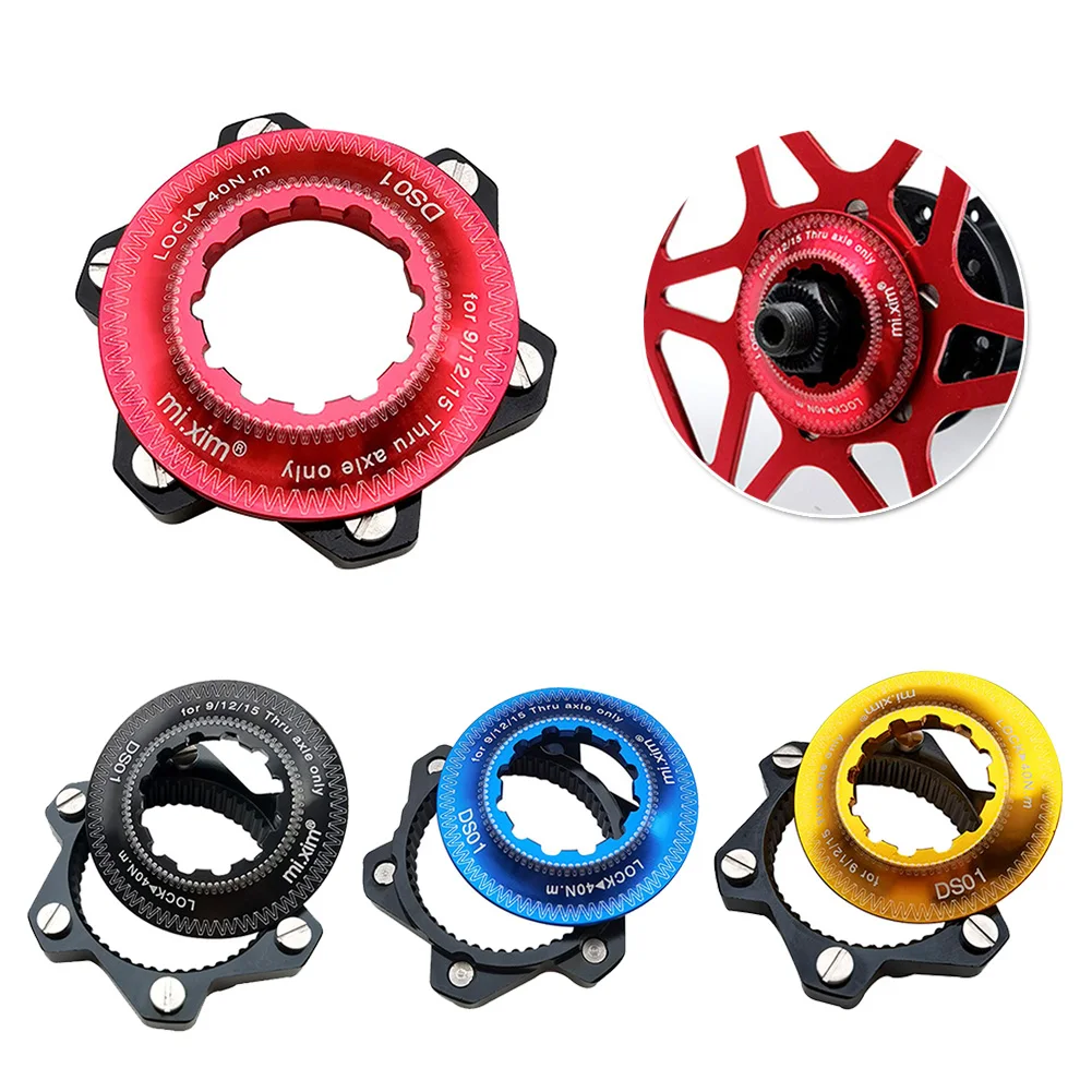 

Centerlock Adapter For Fitting 6-Bolt Disc Brake Rotor On Centrelock Hub Center Lock For 6 Bolt For Mountain MTB Bike