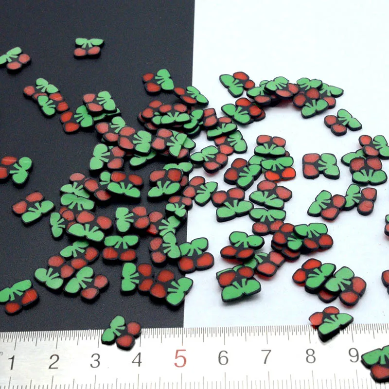 100 г/лот Полимерная глина вишня милые конфетти для рукоделия сделай