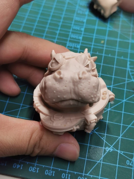 Модель животного в масштабе 1/6 неокрашенный Бегемот для игрушек подарков