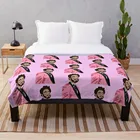 Розовое одеяло для костюма, постельное белье, шерпа, флисовое покрывало для кровати, дивана, покрывало для детей и взрослых, подарок