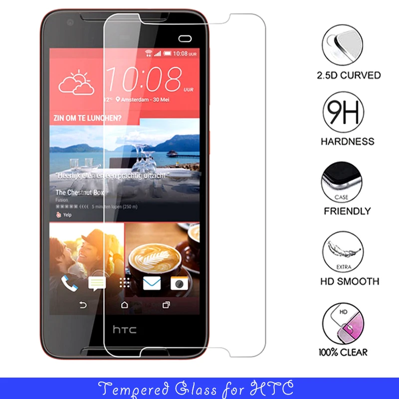Закаленное стекло для HTC 816 820 825 826 828 830 530 Защита экрана Desire 620 626 628 728 9H | Мобильные