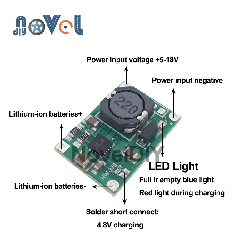 Плата модуля зарядного устройства TP5100 TP5000 1A 2A совместима с одиночными и двойными