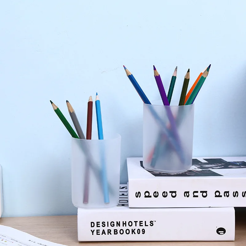 

Plastic Desktop Organizer Pen Holder Case Storage Box for Home Office School