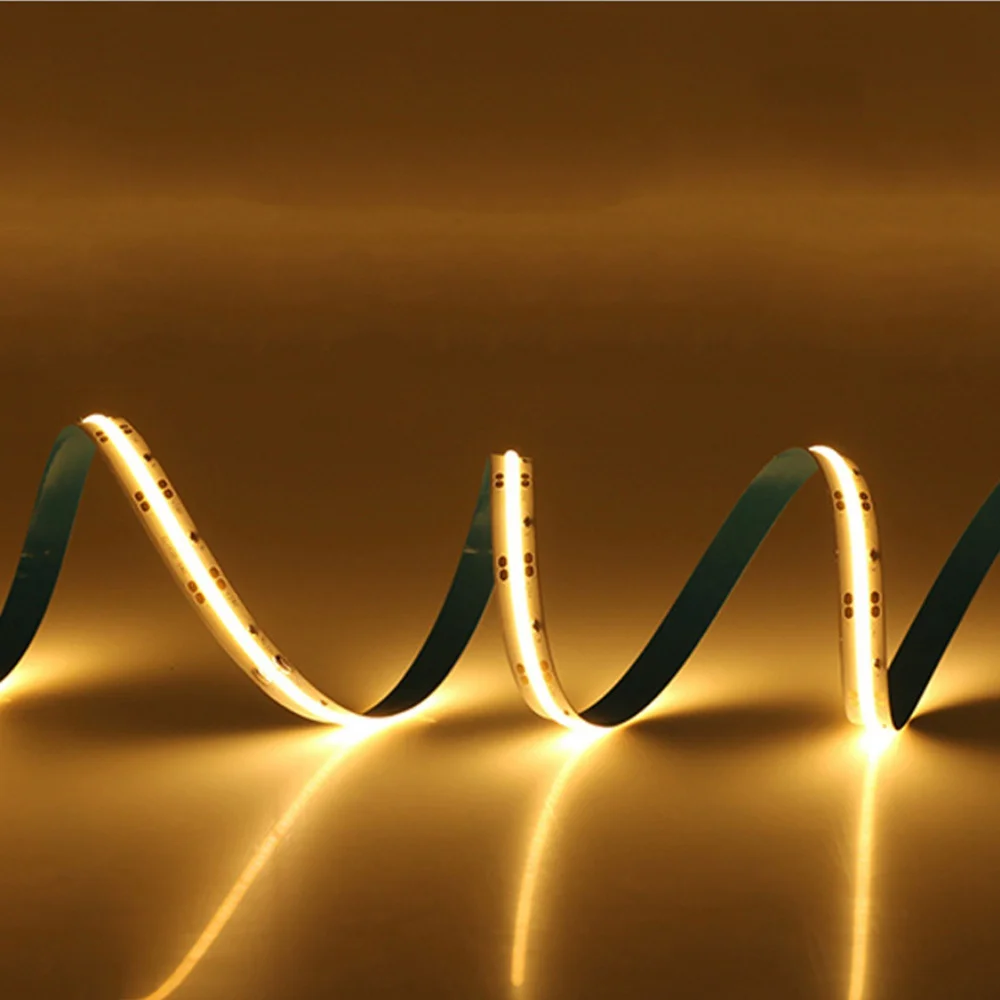 

DC12V DC24V High Density COB/FOB Led Flexible Strip Light 14W/M RA90 White/Nature White/Warm White Led Lighting IP65 Waterproof