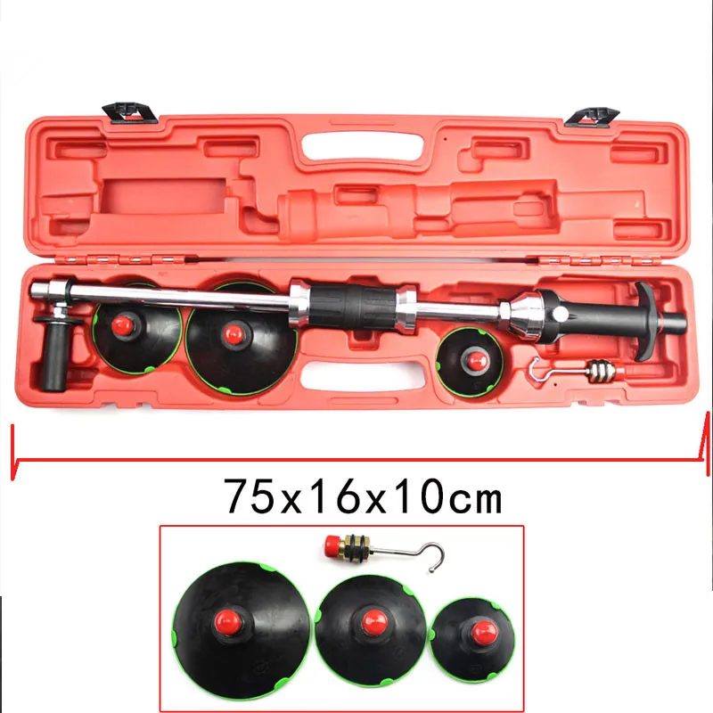 Ручной насос присоски вытягиватель вмятин молоток скольжения с 3 насадками набор